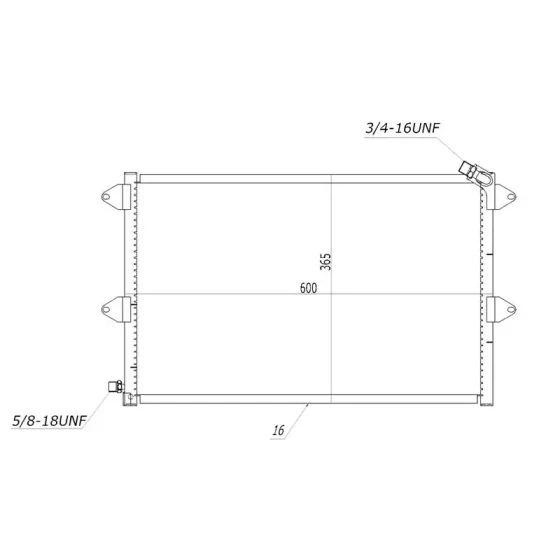 MGA Klima Radyatörü – 82275 / OEM 6K0820413A ürün görseli