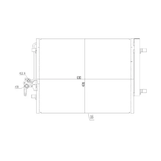 MGA Klima Radyatörü – 82284 / OEM 14818517G9119710AC ürün görseli