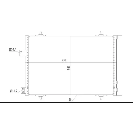 MGA Klima Radyatörü – 82303 / OEM 6455HV ürün görseli