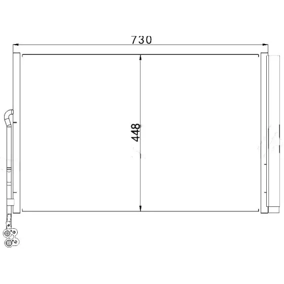 MGA Klima Radyatörü – 82364 / OEM 7P0820411A ürün görseli