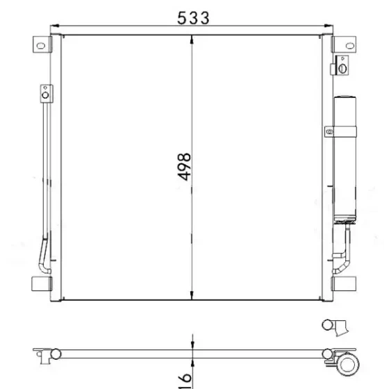 MGA Klima Radyatörü – 82394 / OEM 7812A292 ürün görseli