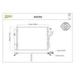 Valeo Klima Radyatörü – 860006 / OEM 976061Y000