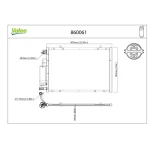 Valeo Klima Radyatörü – 860061 / OEM AP3119710BB