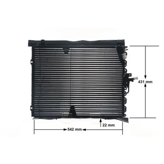 Mahle Klima Radyatörü – AC133000S / OEM A1248301070 ürün görseli