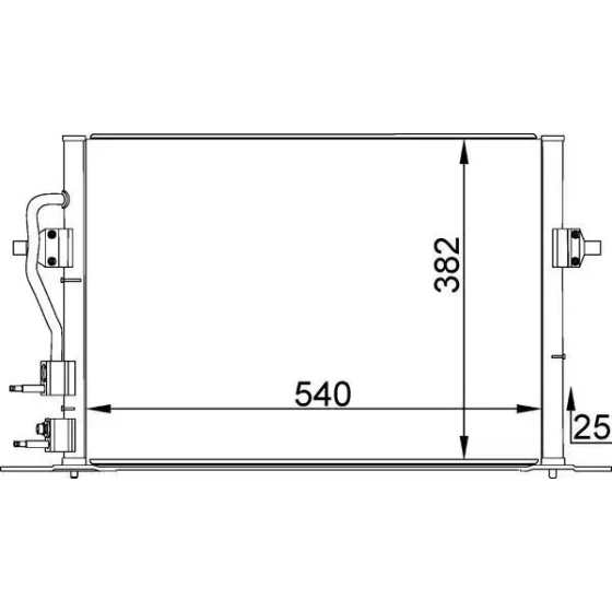 Mahle Klima Radyatörü – AC158000S ürün görseli
