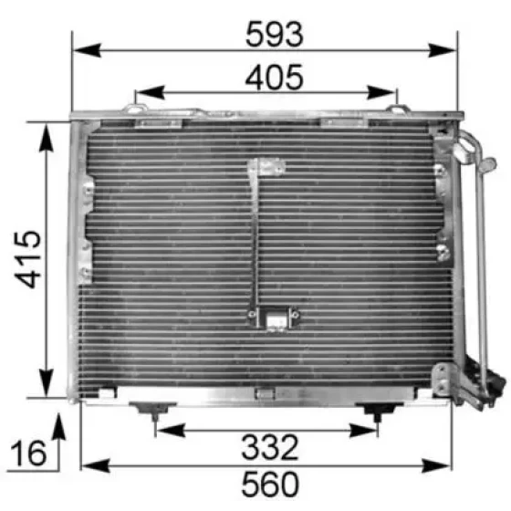 Mahle Klima Radyatörü – AC168001S ürün görseli