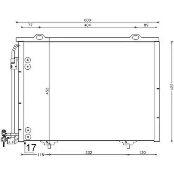 Mahle Klima Radyatörü – AC211001S ürün görseli