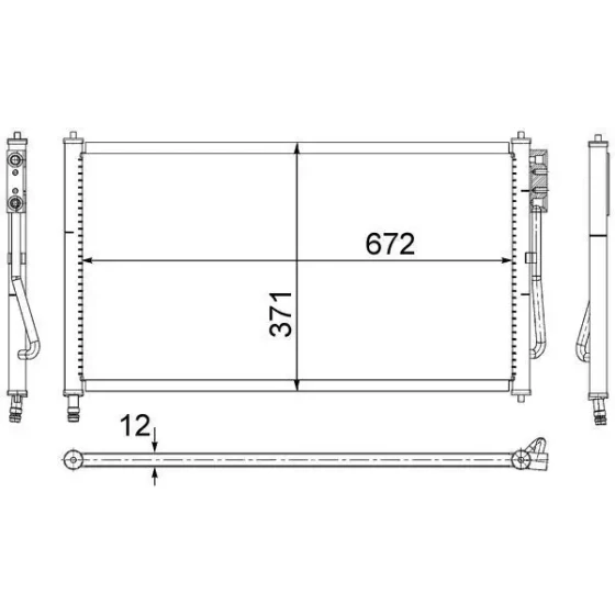 Mahle Klima Radyatörü – AC218000S ürün görseli