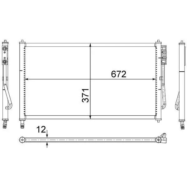 Mahle Klima Radyatörü – AC218000S