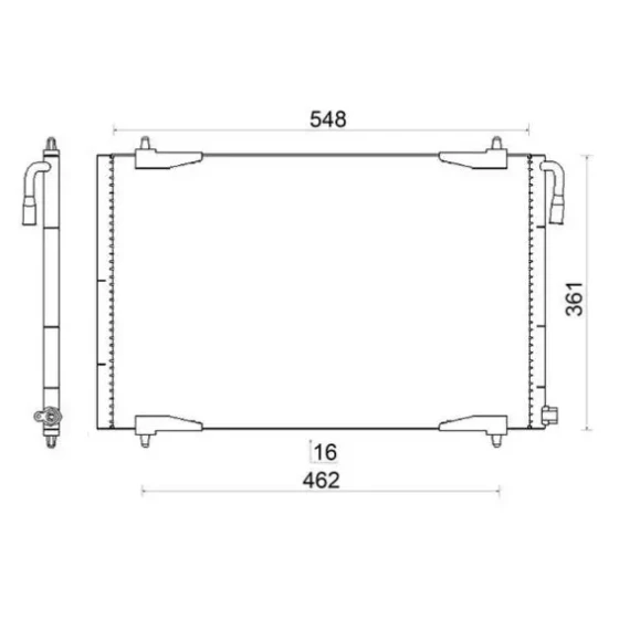 Mahle Klima Radyatörü – AC220001S ürün görseli