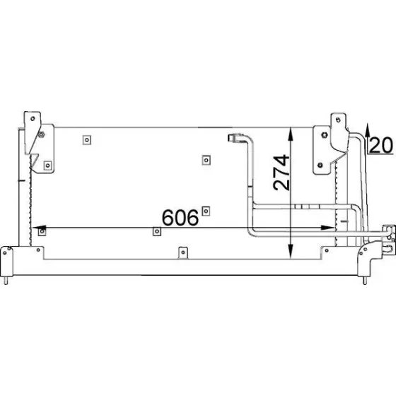 Mahle Klima Radyatörü – AC223000S ürün görseli