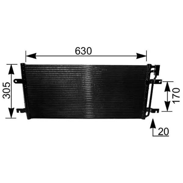 Mahle Klima Radyatörü – AC231000S / OEM 7D0820413B