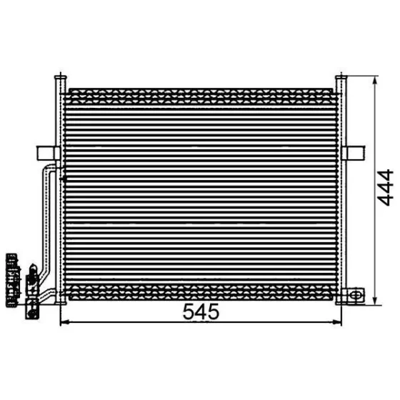 Mahle Klima Radyatörü – AC234002S / OEM 64538377614 ürün görseli