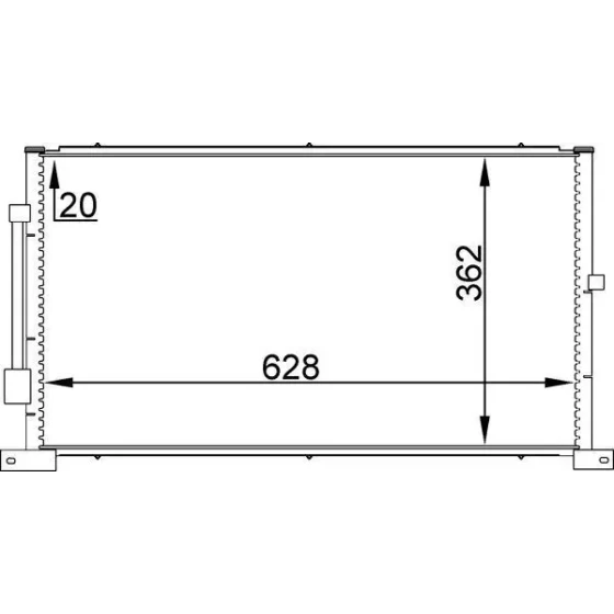 Mahle Klima Radyatörü – AC258000S ürün görseli