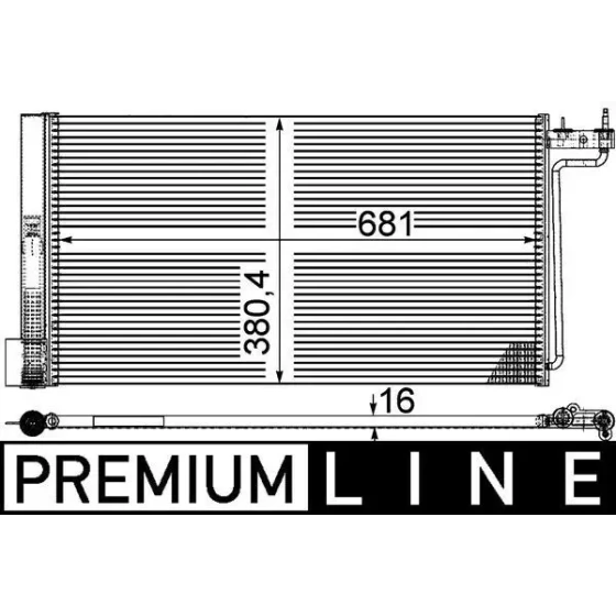 Mahle Klima Radyatörü – AC29000P ürün görseli