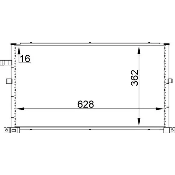 Mahle Klima Radyatörü – AC296001S ürün görseli