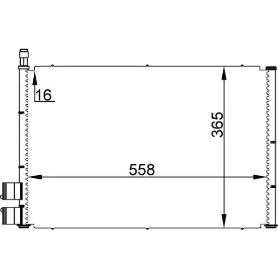 Mahle Klima Radyatörü – AC298000S ürün görseli