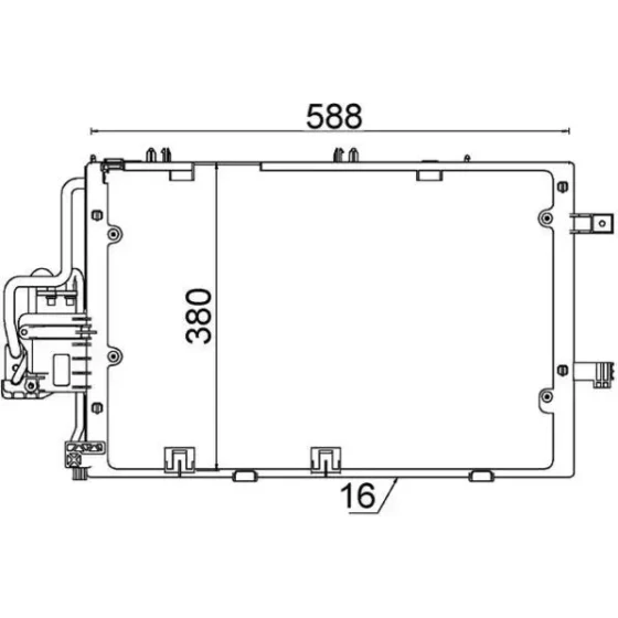 Mahle Klima Radyatörü – AC308000S ürün görseli