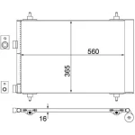 Mahle Klima Radyatörü – AC315000S / OEM 9638574080