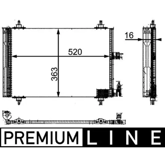 Mahle Klima Radyatörü – AC323000P ürün görseli