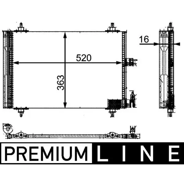 Mahle Klima Radyatörü – AC323000P