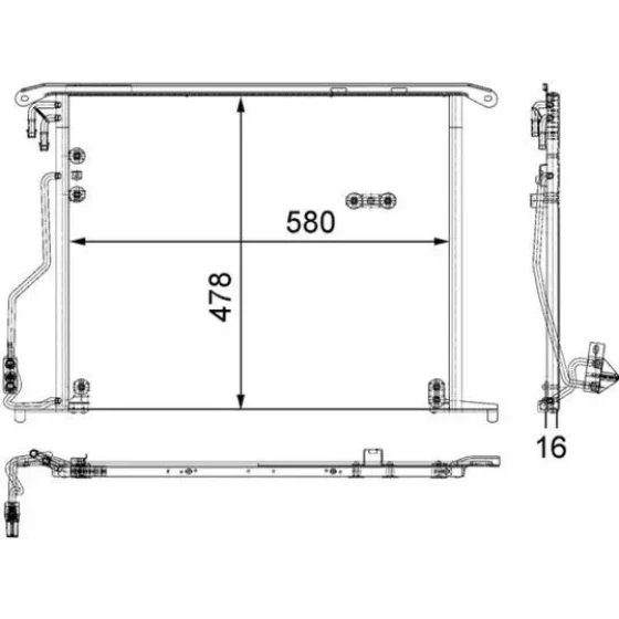 Mahle Klima Radyatörü – AC334000S ürün görseli