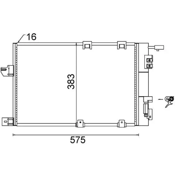 Mahle Klima Radyatörü – AC339000S ürün görseli
