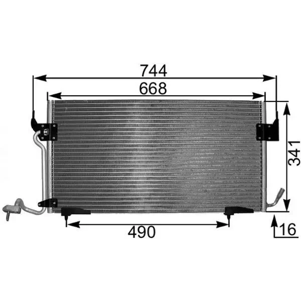 Mahle Klima Radyatörü – AC342000S