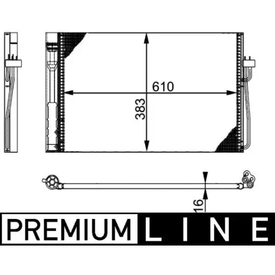 Mahle Klima Radyatörü – AC345000P ürün görseli