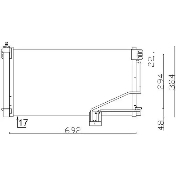 Mahle Klima Radyatörü – AC347001S