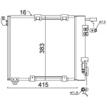 Mahle Klima Radyatörü – AC349000S