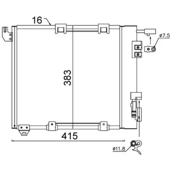 Mahle Klima Radyatörü – AC349000S