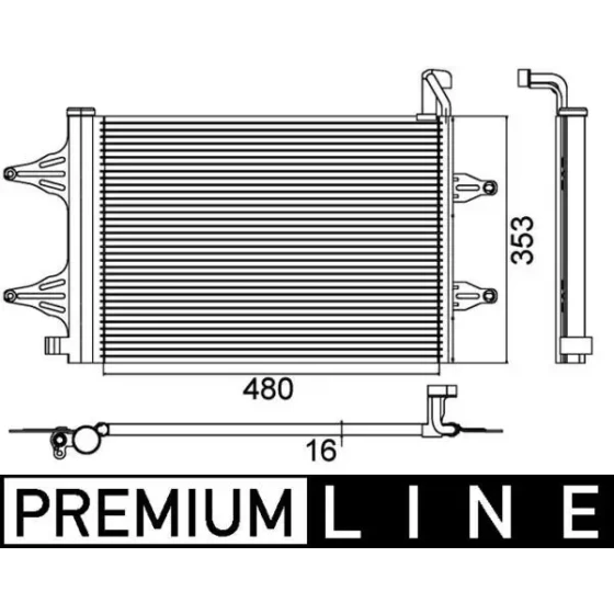 Mahle Klima Radyatörü – AC359000P ürün görseli