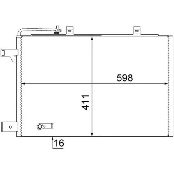 Mahle Klima Radyatörü – AC370000S ürün görseli