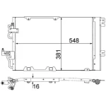 Mahle Klima Radyatörü – AC378000S / OEM 93178959