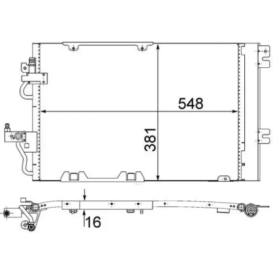 Mahle Klima Radyatörü – AC378000S / OEM 93178959 ürün görseli