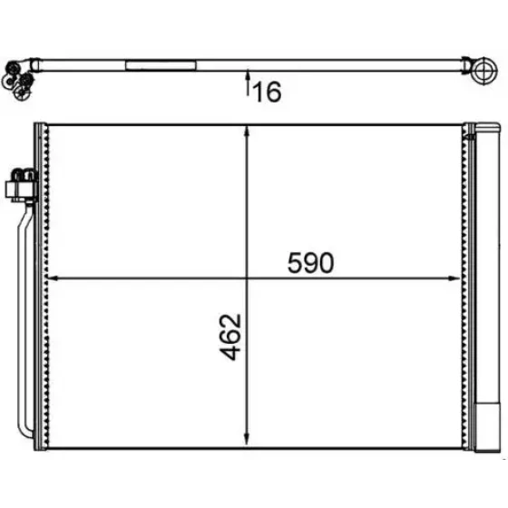 Mahle Klima Radyatörü – AC405000S / OEM 64536972553 ürün görseli