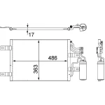Mahle Klima Radyatörü – AC409000S / OEM 1850094