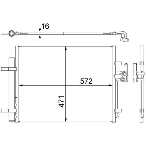 Mahle Klima Radyatörü – AC441000S ürün görseli