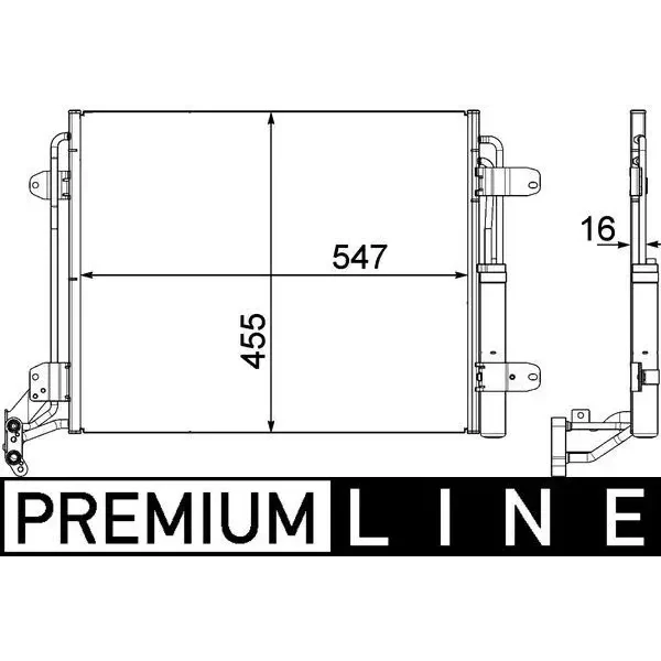 Mahle Klima Radyatörü – AC454000P / OEM 5N0820411D