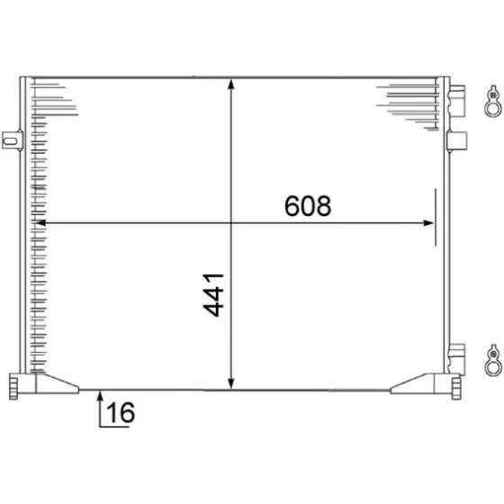 Mahle Klima Radyatörü – AC528000S ürün görseli