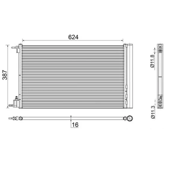 Mahle Klima Radyatörü – AC552000S ürün görseli
