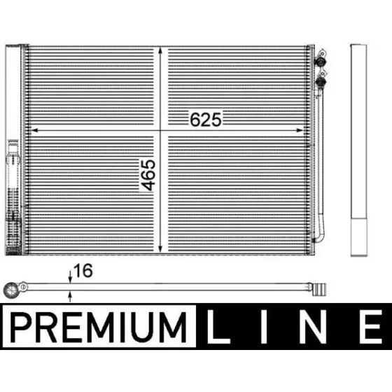 Mahle Klima Radyatörü – AC567000P ürün görseli