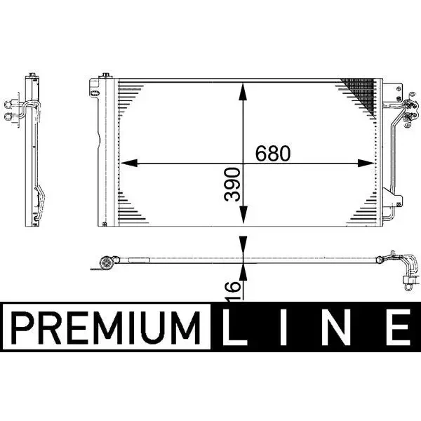 Mahle Klima Radyatörü – AC672000P