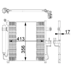 Mahle Klima Radyatörü – AC677000S / OEM AL720M1401