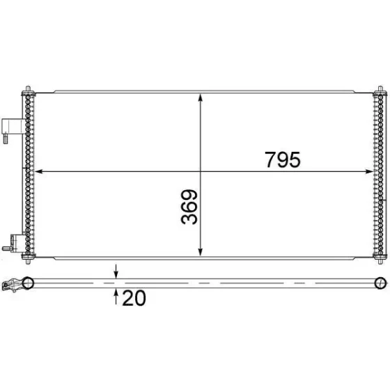 Mahle Klima Radyatörü – AC689000S ürün görseli
