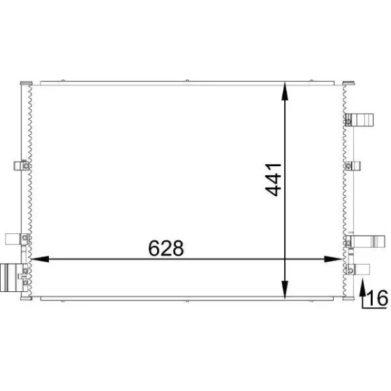 Mahle Klima Radyatörü – AC690000S ürün görseli