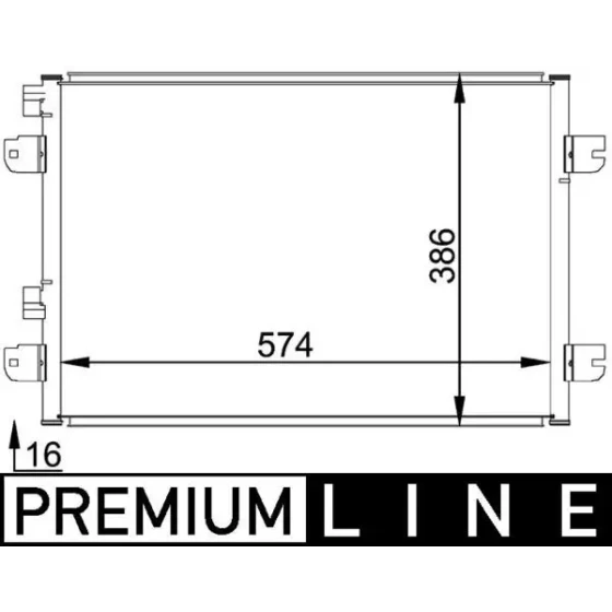 Mahle Klima Radyatörü – AC691000P ürün görseli