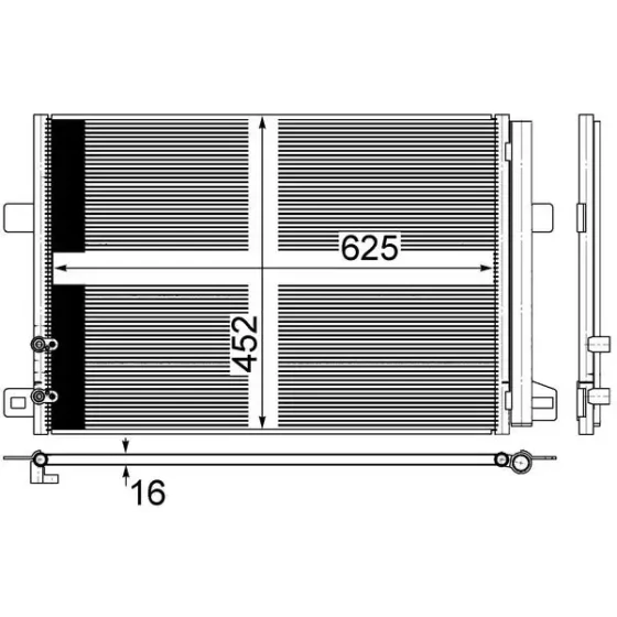 Mahle Klima Radyatörü – AC885000S ürün görseli