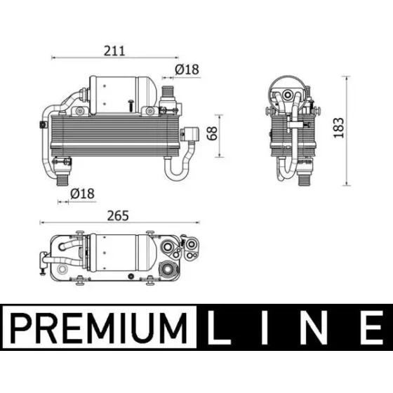 Mahle Klima Radyatörü – AC960000P ürün görseli